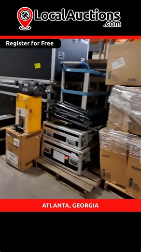 About This Auction: A historical preservation and exhibition company is clearing excess equipment from its warehouse and offering it at auction. The company is recognized for producing and presenting world-class historical exhibitions, and the assets in this sale were previously used in the presentation of these exhibitions. This auction includes a variety of audio and visual equipment, electronics, travel cases, tools, and related items, with bidding starting at just $5. Location: 4601 Winters 
