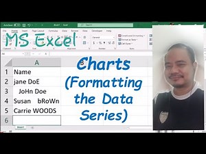 Charts ( Formatting the Data Series ) in MS Excel Spreadsheet