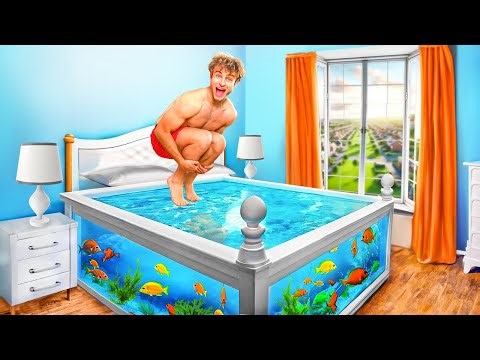 I Turned my Bed into a Fish Tank!