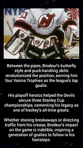 Martin Brodeur, the legendary Devils netminder, boasts an NHL record 691 wins and 125 shutouts, redefining goaltending with three Stanley Cups and four Vezina Trophies. | New Jersey Hockey True Fans