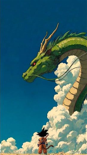 The Legend of Goku & Shenron 🐉 #dragonballz #goku