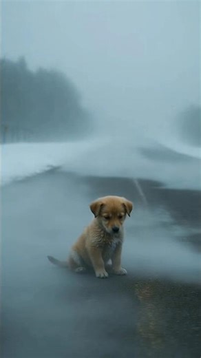 Poor puppy have no sweater #cartoon