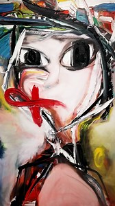 Same As I Ever Was, by Lea Fisher. 72 in x 48 in. 3-Dimensional Oil on Canvas. Now on display. @leafisherart Available on samuellynne.com. info@samuellynne.com | 214.965.9027. 1105 Dragon St. Dallas, TX. 75207. | Samuel Lynne Galleries