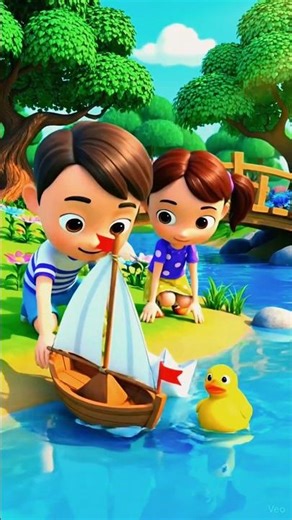 Chal Chal Chal Re Naav ⛵ | Hindi Rhymes for Kids | New 3D Bal Geet 2025