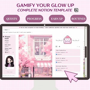 Gamified RPG Life Planner: Notion Template for Levelling Up, Habit Tracker, Goals, & Self Care - Etsy