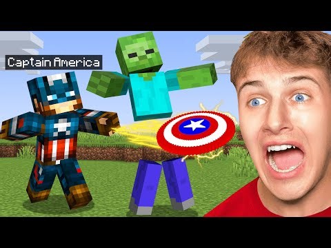 Minecraft Manhunt but I'm Overpowered Superheroes