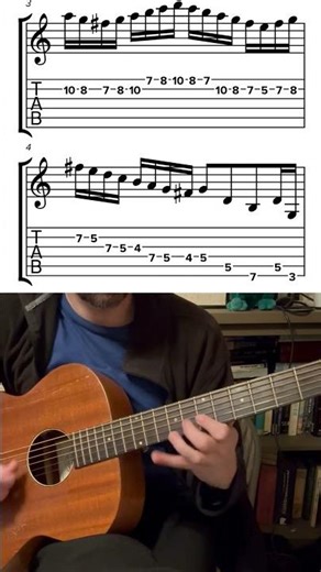 G major 16th notes alternate picking exercise