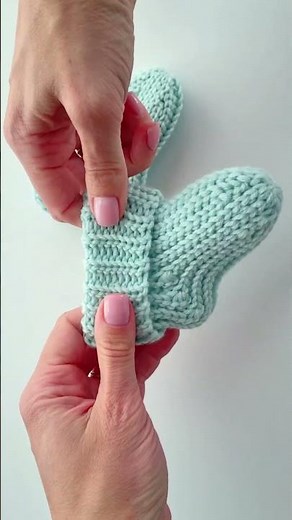 Crochet wool socks for baby