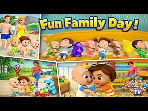 Cute Baby Sleep & Play Time 🍼😴 | Fun Kids Cartoon | Baby Songs & Family Fun
