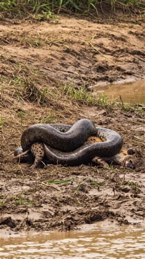 Python attack animal village #wildebe #hyenas #python #wildlife #lizard | Wildlife attack