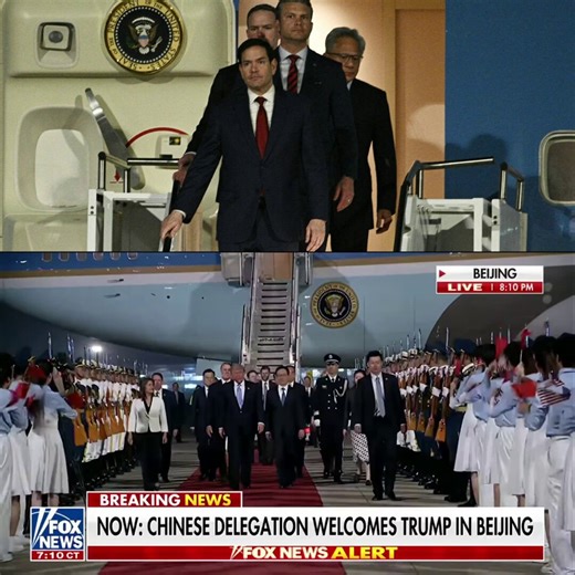 Showed the video to family and they think it’s AI generated 😂 indeed the kids waving the flag in sync part made me a bit surprised because it feels so 1980s China scene.One family: Did Pres Trump land in Beijing? You sure? The kids sounds and waves from 4th tier town. 🤦🤦