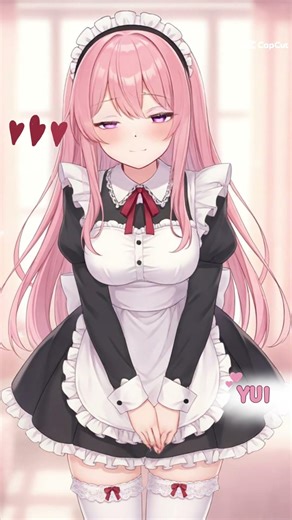 I Promised… Maid Outfit 💗😳 #Shorts #aivtuber #vtuber #cozygirl #envtuber #vtubershorts #waifu #maid