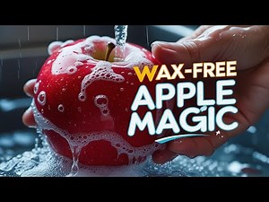 How to Remove Wax from Apples FAST | Safe & Easy Method 🍎 ✨