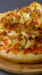439K views · 6.4K reactions | Chicken Tandoori Pizza | Chicken Pizza Recipe | #HomemadePizzaRecipe #CheesyPizza #ChickenTandooriPizza | N'Oven Foods | Facebook