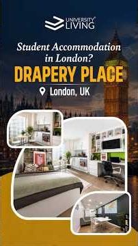 Drapery Place London | Student Accommodation In London | Metropolitan University Tour 🇬🇧 #shorts