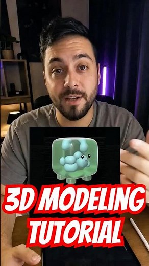 3D Modeling on iPad and iPhone. Beginner Tutorial to Make 3D Models! #shorts #3dmodeling #3d #3dart