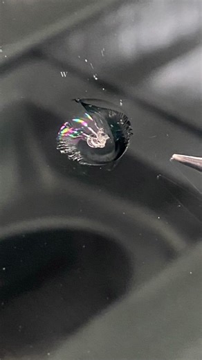 Before/After Windscreen chip repair #womeninautomotive #mobilewindscreenrepairs #knightswindscreenrepairsmelbourne #knightswindscreensmelbourne #windscreenchip #stonechip #windscreenchiprepair #windscreenrepair #stonechiprepair #windscreenrepairsmelbourne #roadworthyrepair #car