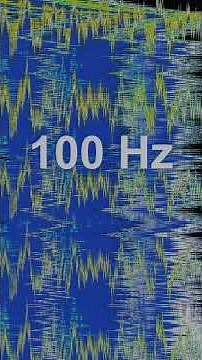 100 hz / Pure Tone Frequency - Stereo / helps fight motion sickness