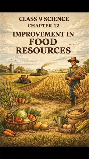IMPROVEMENT IN FOOD RESOURCES | CLASS 9 SCIENCE CHAPTER 12 | PART 1 #shorts