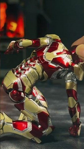 Iron man Landing pose tutorial #marvel #avengers #posing #threezero