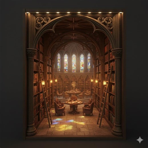 Library Book Nook - Digital File .STL - 3D Printing - Etsy