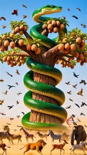 The snake 🐍 destroy the' Akhrot' tree|||#note[话题]# #new[话题]