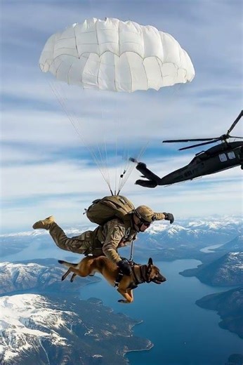 Heroic Military Skydive with K9 Partner | Epic High-Altitude Jump
