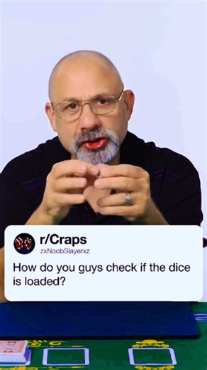 How do you guys check if the dice is loaded? #dice #cheating #casino #explained #wired