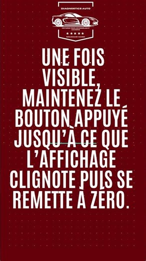 Dacia Sandero 2 2013 → 2020 REMISE A ZERO SEVICE VIDANGE