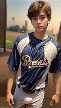 [4k/Ai] Ai cute boy lookbook , handsome baseball