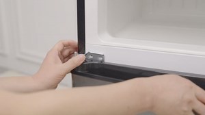 Upstreman 3.1 Cu.Ft Mini Fridge with Freezer, Double Door Small Fridge, Dorm Essentials, Adjustable Thermostat, Energy Saving, Mini Refrigerator for Office, Dorm, Bedroom, Black