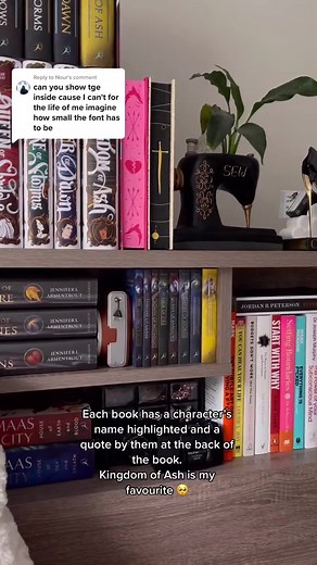 Replying to @Nour here’s the inside review of the Tog Mini books. The quotes at the back of the books are my favourite, especially KoA. #throneofglassseries #sjm #sjmaas #throneofglassminibooks #bookreview #bookhaul #bookmail #throneofglass #koa #kingdomofash #aelingalathynius #aelinashryvergalathynius #celaenasardothien #booktok #bookish fyp #bookish #bookrec #musthave #fyp #bloomsbury