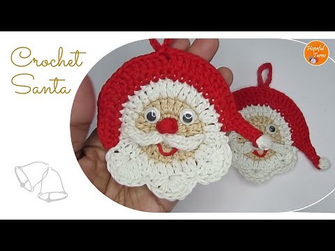 Crochet Santa Claus Christmas Ornament | Crochet Christmas Decoration