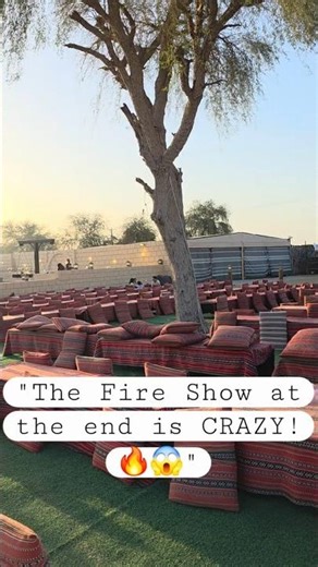The Best Night View in Dubai Desert! (Wait for the Fire Show) 🌙😱#shorts #travel #india #dubai