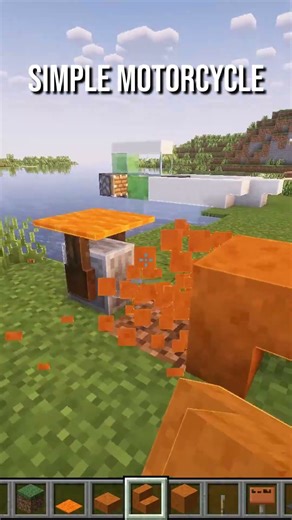 Easy Motorbike Build #minecraft #minecraftguide #minecraftshorts #minecrafthowto #minecrafttutorial