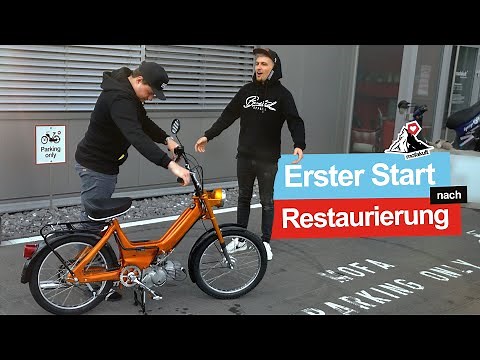 Die ERSTE FAHRT nach komplettem Neuaufbau | PUCH MAXI N