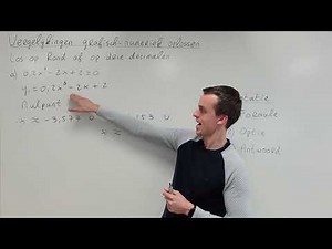 Solving equations graphically and numerically (HAVO mathematics B)