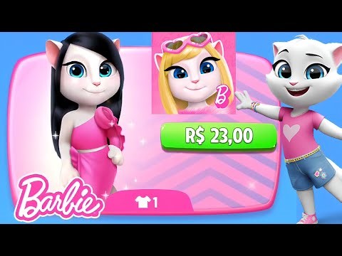 My Talking Angela 2 x Barbie New Barbie outfit unlocked Gameplay Android ios