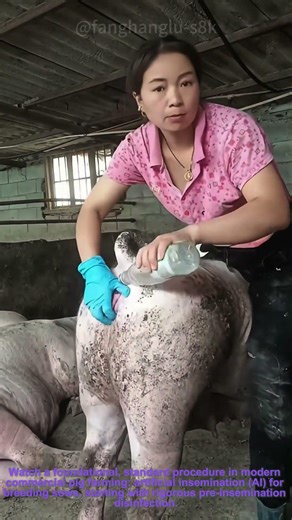 Artificial Insemination for Sows: Pre-Insemination Disinfection & Breeding Procedure