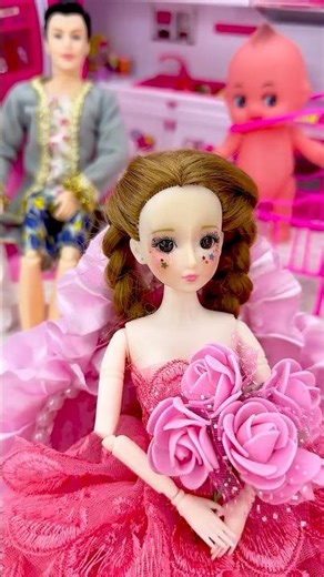 Satisfying With Unboxing Barbie Princess Toy, ASMR Video #shorts