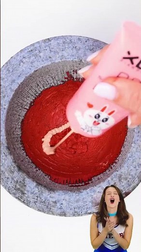 Cosmetic Chaos: Whimsical Face Mask Fun! 💄✨ #hilarious #asmr