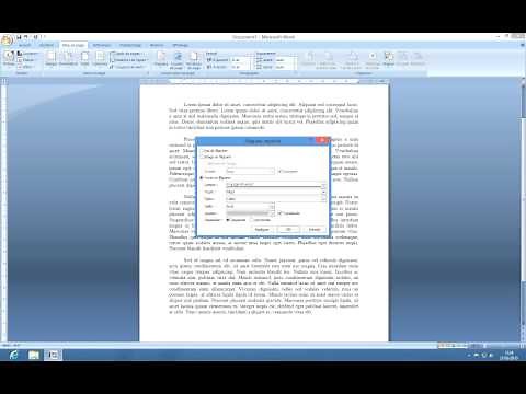 Tutorial: Creating and customizing a watermark (Word 2007)