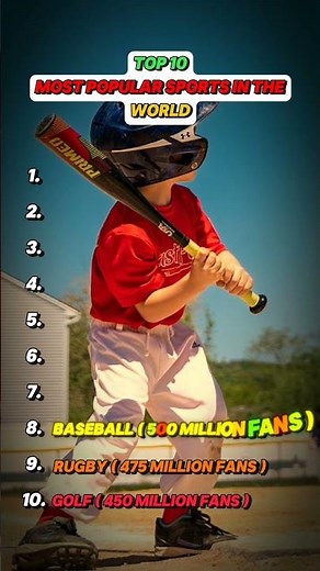 Top 10 Most Popular Sports in the World 🌍 | Global Favorites Ranked!