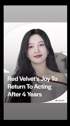 Red Velvet’s Joy Confirmed for New K-Drama! 💖 | One-of-a-Kind Romance