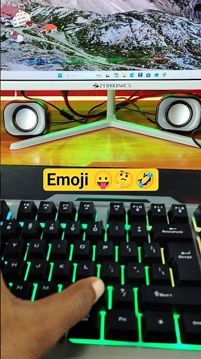 How to open emoji in pc | Emoji shortcut key