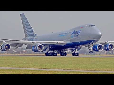 35 HEAVY LANDINGS & TAKE OFFS | A380, B747-8F, A350, B777 | Amsterdam Schiphol Airport Spotting 🇳🇱