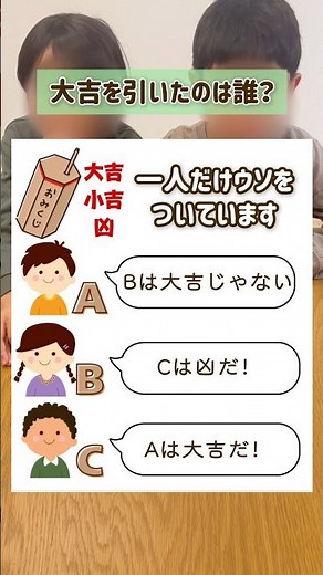低学年からできる、思考力おみくじクイズ