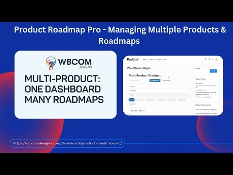 How to Manage Multiple Product Roadmaps in WordPress | Product Roadmap Pro #wordpressplugins
