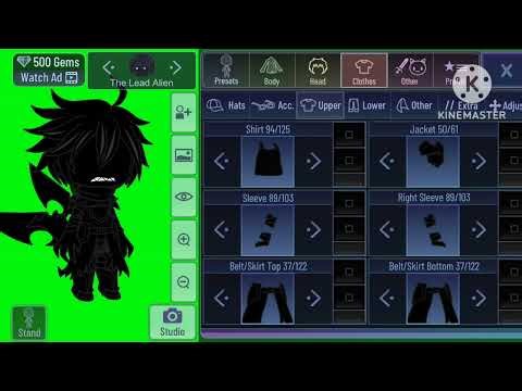 How to make The Lead Alien in Gacha Club tutorial