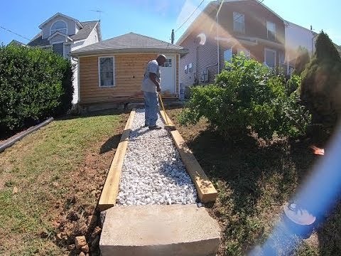 Cheap gravel walkway for QUICK FLIP HOUSE